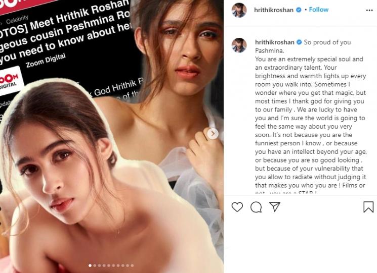 Pashmina Roshan (Instagram/@hrithikroshan)