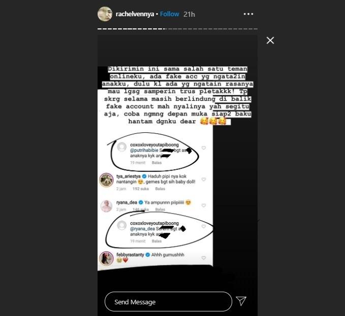 Postingan Rachel Vennya. (Instagram/@rachelvennya)