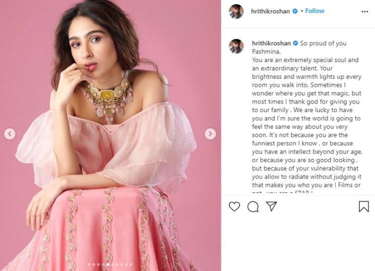 Pashmina Roshan (Instagram/@hrithikroshan)
