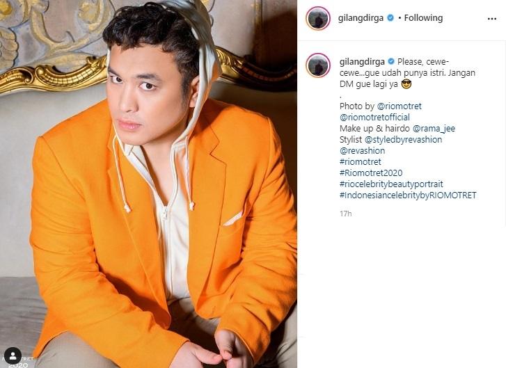 Gilang Dirga. (Instagram/@gilangdirga)