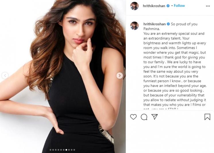 Pashmina Roshan (Instagram/@hrithikroshan)