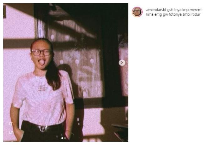 Amanda Putri. (Instagram/@amandarsbl)