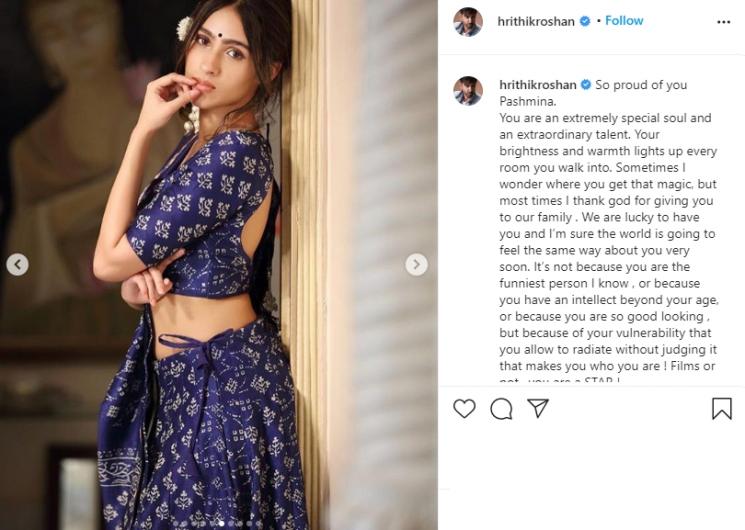 Pashmina Roshan (Instagram/@hrithikroshan)