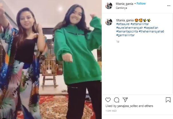 Quennara, putri Liza Natalia. (Instagram/@titania_gania)