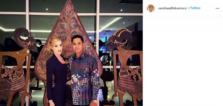 Varsha Strauss dan Panji Trihatmodjo. (Instagram/@varshaadhikumoro)