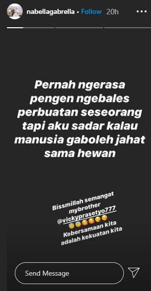 Postingan Nabella Gabrella. (Instagram/@nabellagabrella)