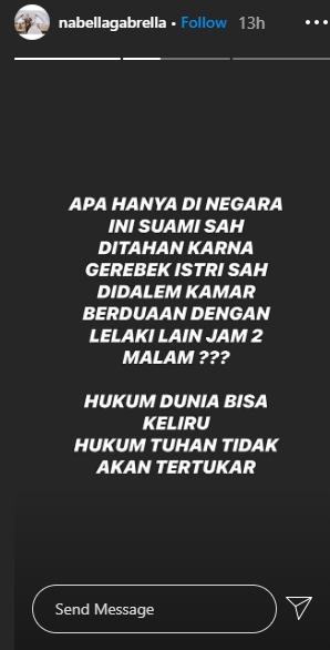 Postingan Nabella Gabrella. (Instagram/@nabellagabrella)