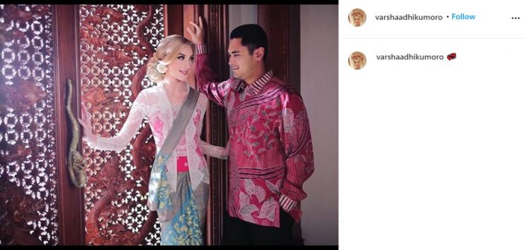 Varsha Strauss dan Panji Trihatmodjo. (Instagram/@varshaadhikumoro)