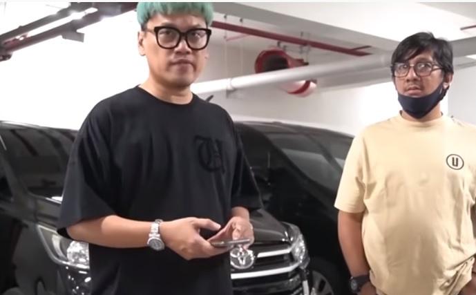 Andre Taulany panik dituduh menghilangkan mobil mewah Uya Kuya. [capture YouTube] 