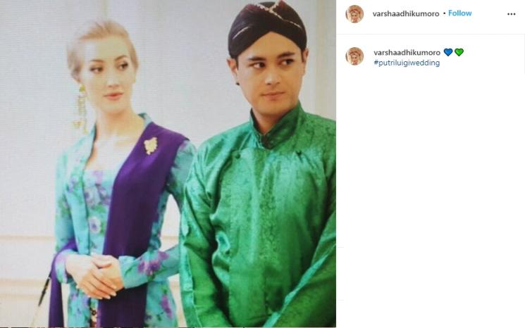 Varsha Strauss dan Panji Trihatmodjo. (Instagram/@varshaadhikumoro)