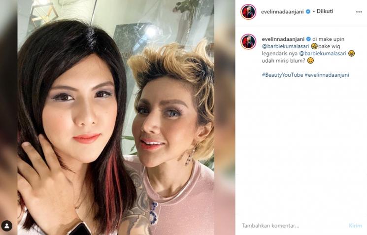 Evelin Nada Anjani dan Barbie Kumalasari (Instagram/@evelinnadaanjani)