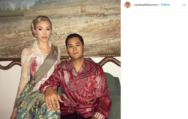 Varsha Strauss dan Panji Trihatmodjo. (Instagram/@varshaadhikumoro)