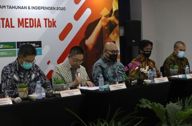 PT Arkadia Digital Media Tbk (IDX: DIGI) kembali menggelar Rapat Umum Pemegang Saham (RUPS), pada Jumat, 10 Juli 2020. (Suara.com)