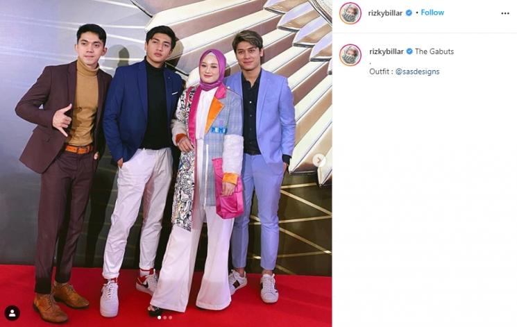 Dinda Hauw dan Rizky Billar. (Instagram/@rizkybillar)
