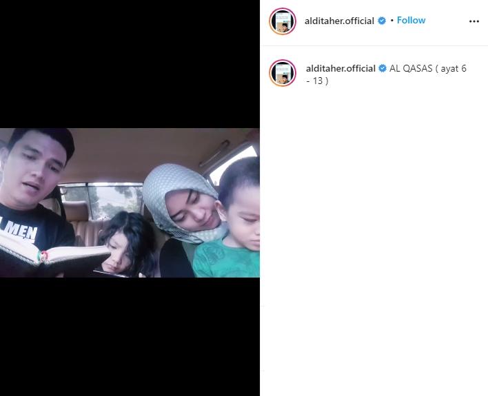 Aldi Taher dan Salsabillih. (Instagram/@alditaher.official)