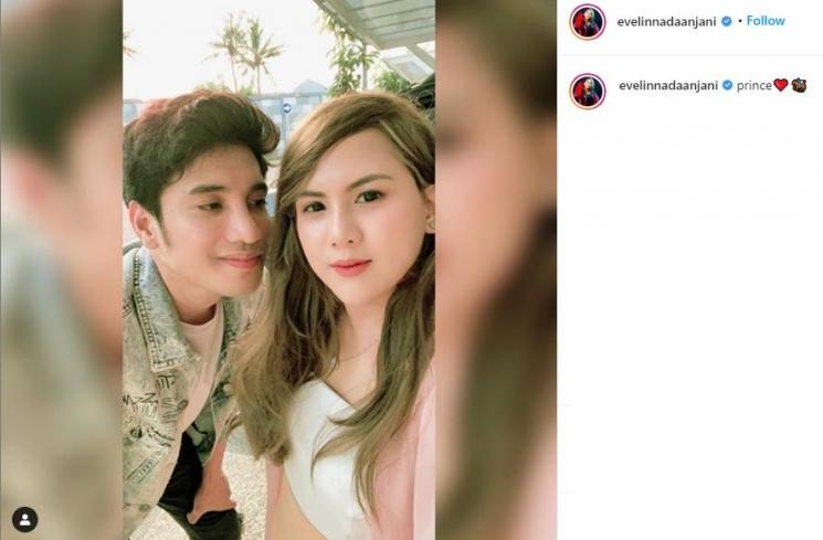 Evelin Nada Anjani dan Alkhan Marcedo. (Instagram/@evelinnadaanjani)