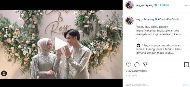 Dinda Hauw dan Rey Mbayang (Instagram/@rey_mbayang)