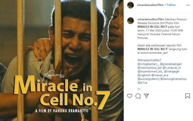 Film Miracle In Cell No. 7 (Instagram/@miracleincellno7film)