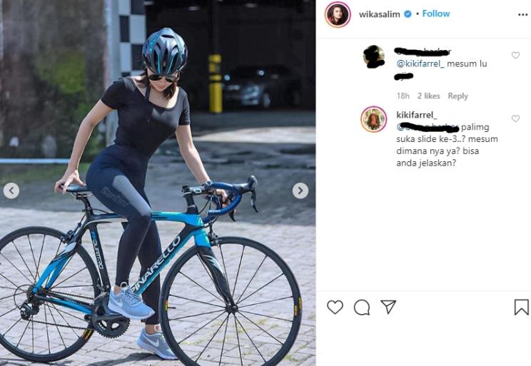 Kiki Farrel disebut lelaki mesum oleh netizen. (Instagram/@wikasalim)