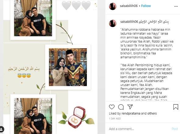 Aldi Taher dan Salsabilih. (Instagram/@salsabilih06)