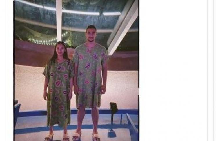 Tara Basro dan Daniel Adnan. (Twitter/@tarabasro)
