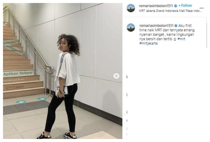 Romaria Magdalena. (Instagram/@romariasimbolon1511)