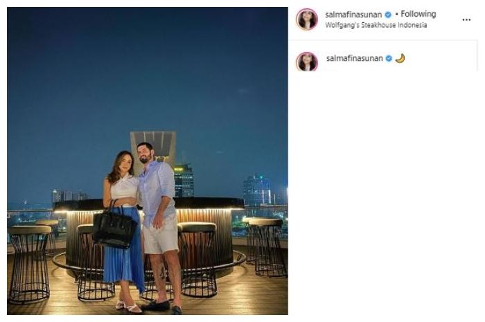 Pacar bule Salmafina Sunan. (Instagram/@salmafinasunan)