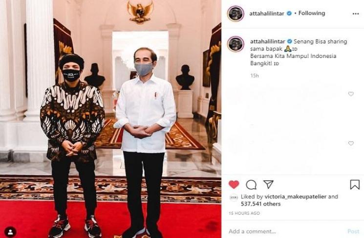 Atta Halilintar (Instagram @attahalilintar)