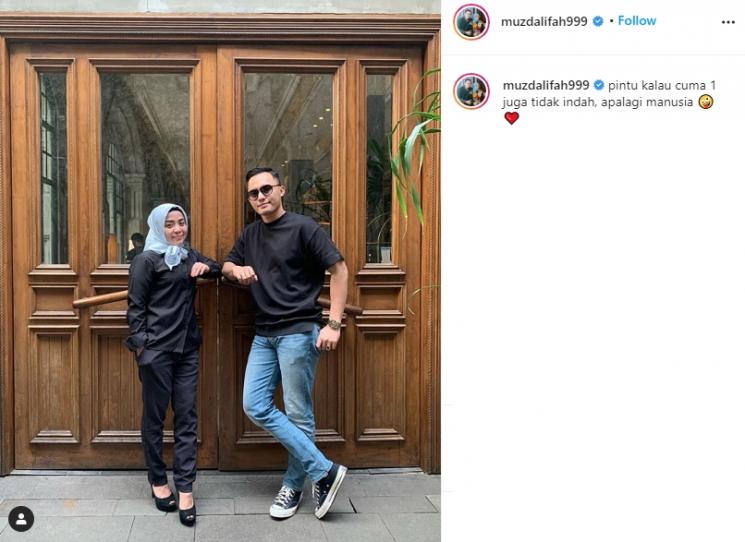 Muzdalifah dan Fadel Islami (Instagram/@muzdalifah999)