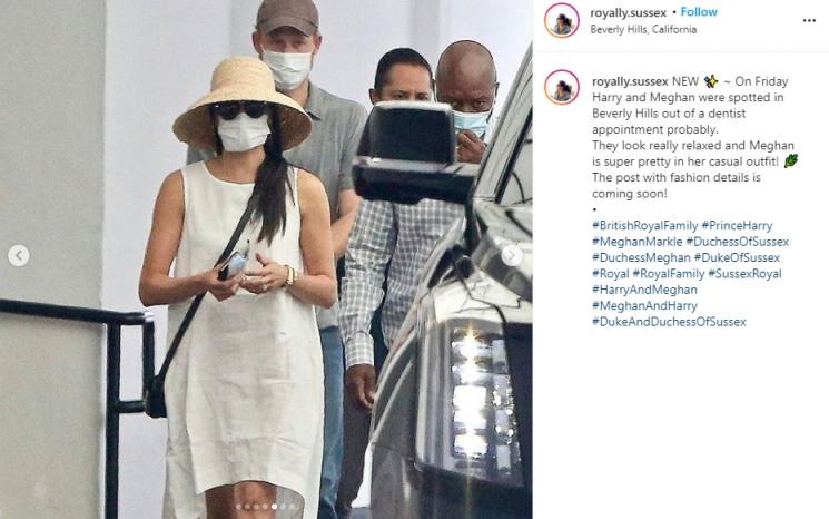 Meghan Markle dan Pangeran Harry. (Instagram/@royally.sussex)