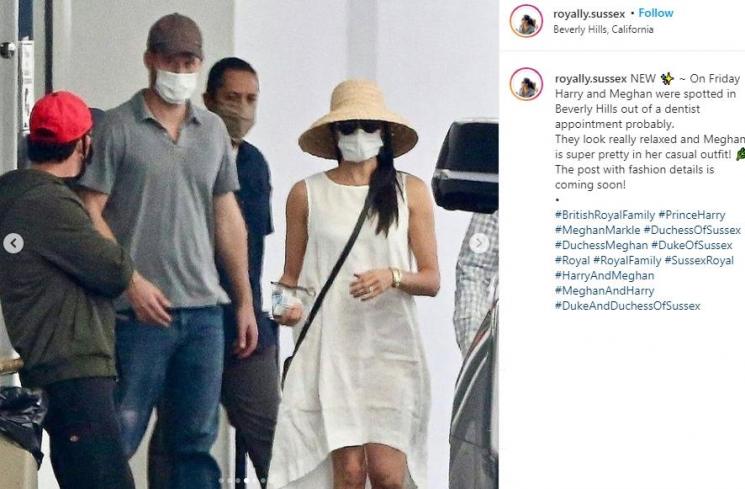 Meghan Markle dan Pangeran Harry. (Instagram/@royally.sussex)
