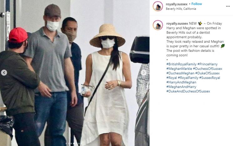 Meghan Markle dan Pangeran Harry. (Instagram/@royally.sussex)