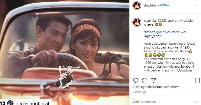 Susan Bachtiar dan Andy Lau. (Instagram/@sbachtiar)