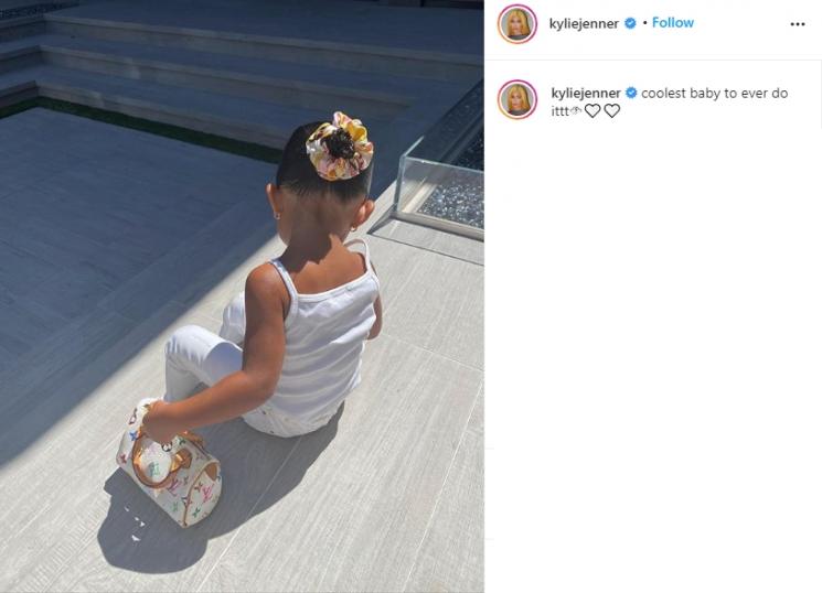 Stormi Webster. (Instagram/@kyliejenner)