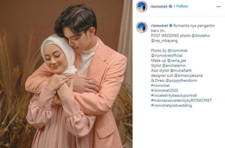 Dinda Hauw dan Rey Mbayang. (Instagram/@riomotret)