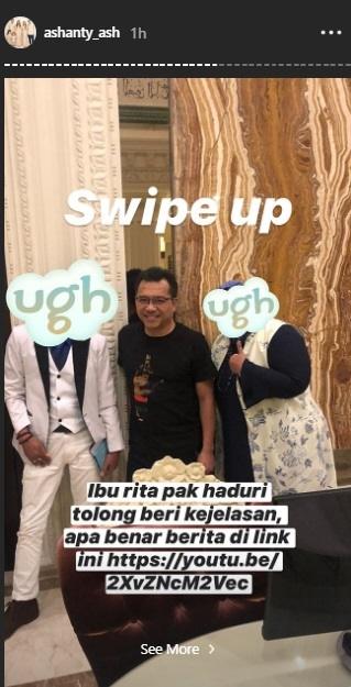 Ashanty kena tipu. (Instagram/@ashanty_ash)