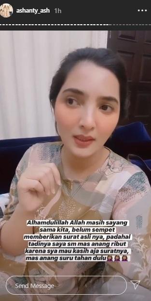 Ashanty kena tipu. (Instagram/@ashanty_ash)