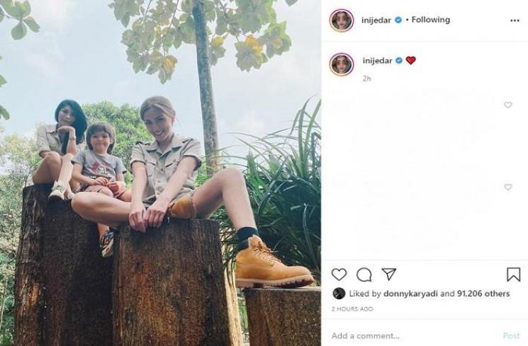 Unggahan Jessica Iskandar usai unfollow Richard Kyle (Instagram @inijedar)