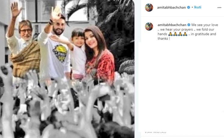 Amitabh Bachchan, anak, menantu dan cucu (Instagram/@amitabhbachchan)
