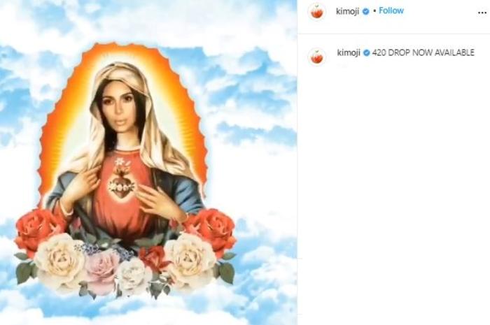 Kontroversi Kim Kardashian. (Instagram/@Kimoji)