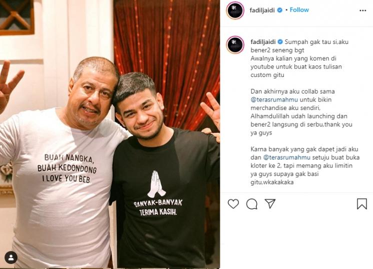 Fadil Jaidi. (Instagram/@fadiljaidi)