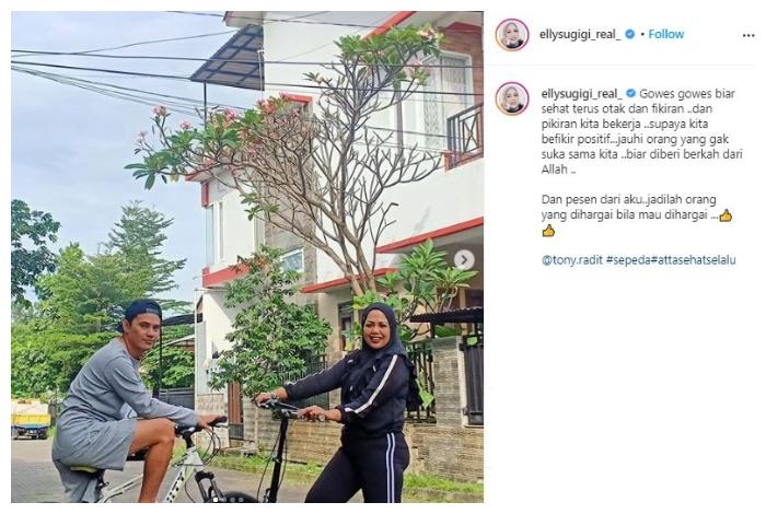 Elly Sugigi dan Tony Radit. (Instagram/@ellysugigi_real)