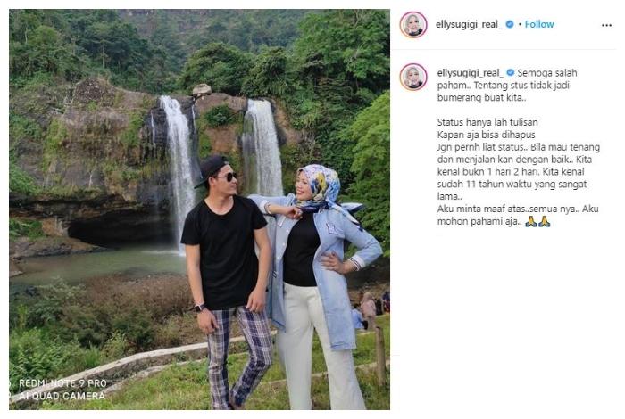 Elly Sugigi dan Tony Radit. (Instagram/@ellysugigi_real)