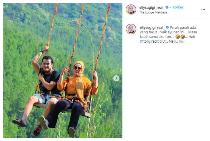 Elly Sugigi dan Tony Radit. (Instagram/@ellysugigi_real)