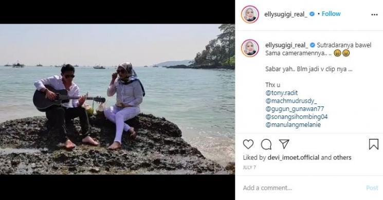 Elly Sugigi dan Tony Radit. (Instagram/@ellysugigi_real)