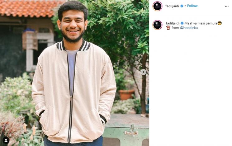 Fadil Jaidi. (Instagram/@fadiljaidi)