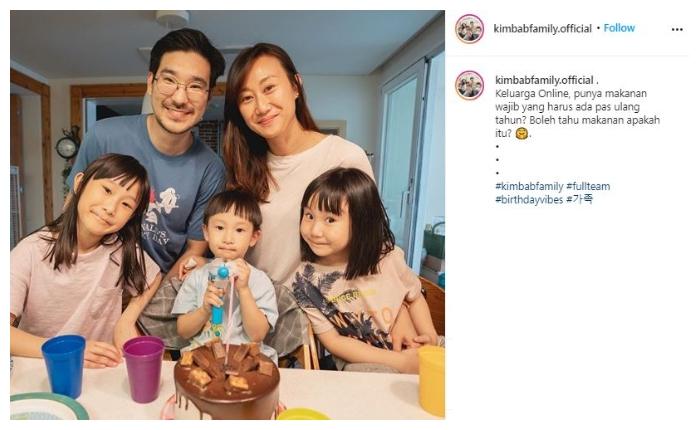 Potret hangat Kimbap Family. (Instagram/@kimbapfamily.official)