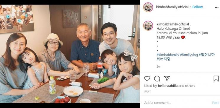 Potret hangat Kimbap Family. (Instagram/@kimbapfamily.official)