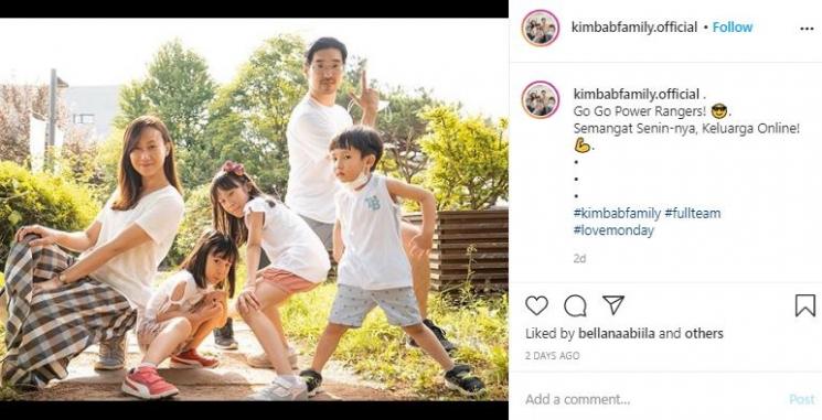 Potret hangat Kimbap Family. (Instagram/@kimbapfamily.official)