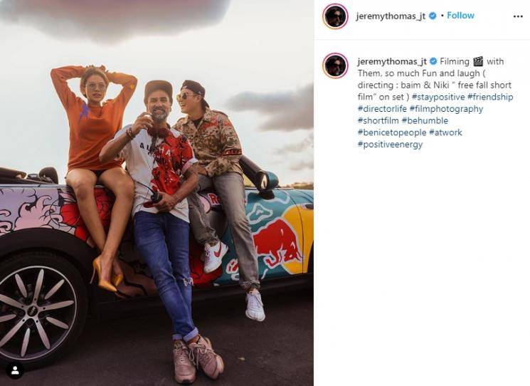 Akrabnya Baim Wong dan Nikita Mirzani. (Instagram/@jeremythomas_jt)